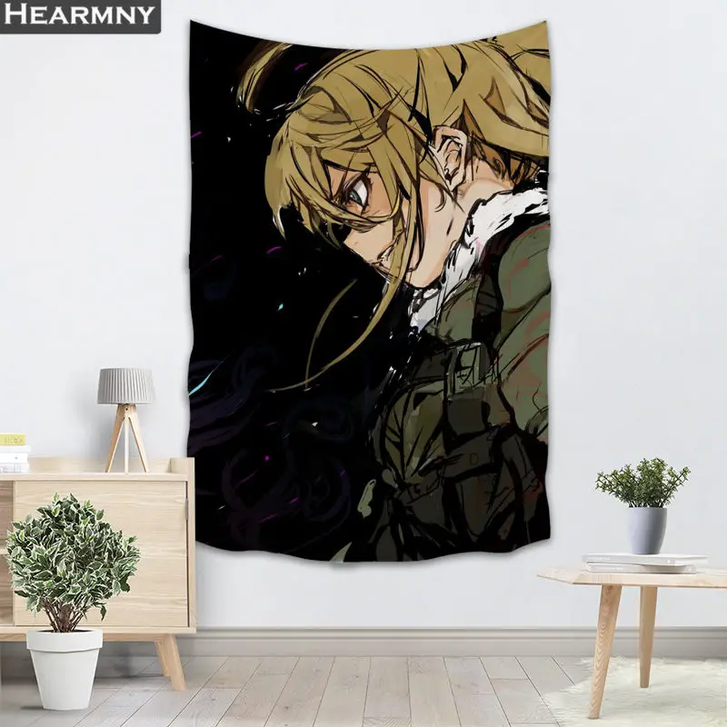 Saga Of Tanya злая фоновая ткань valance гобелен настенный светильник для спальни гостиной одеяло Йога пляжное полотенце скатерть