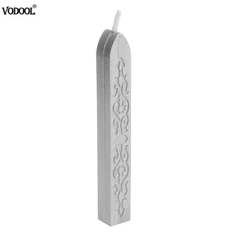 Silver 12 цветов DIY уплотнительная полоса, посвященная пчелиному воску, клейкая лента для рисования печать, воск ручной работы, инструменты для украшения - Цвет: Silver