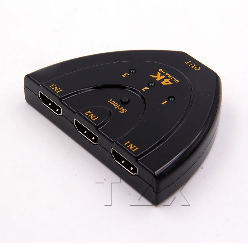 Горячая Распродажа 4K * 2K переключатель мини 3 порта HDMI сплиттер в 1 выход порт