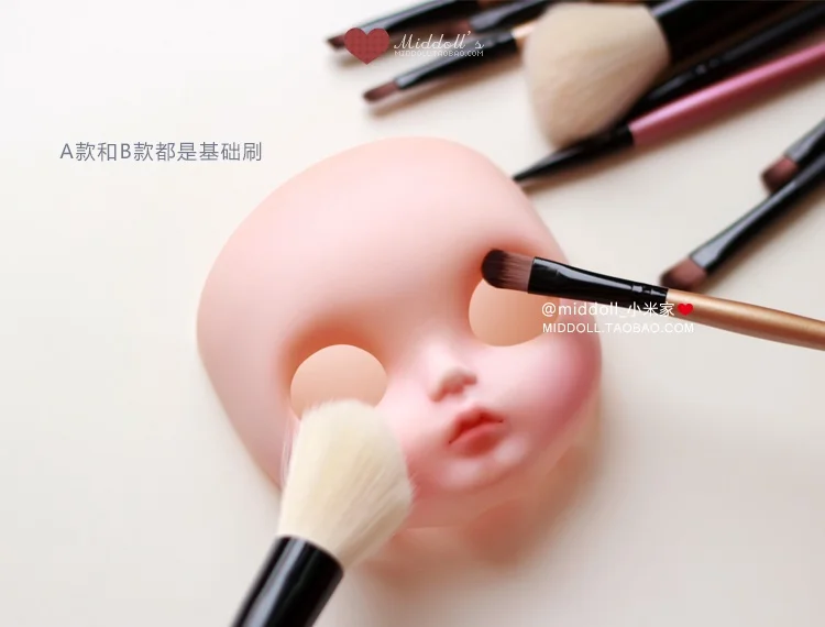 Косметическая кукольная кисть bjd для смены макияжа инструменты сделай сам 1/6 blyth