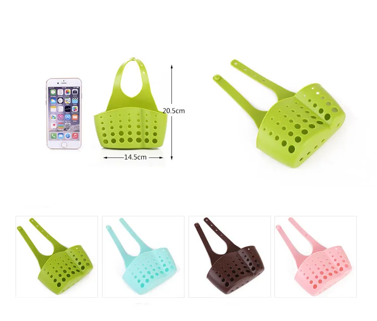 Креативная кухонная портативная подвесная сливная сумка полка корзина для