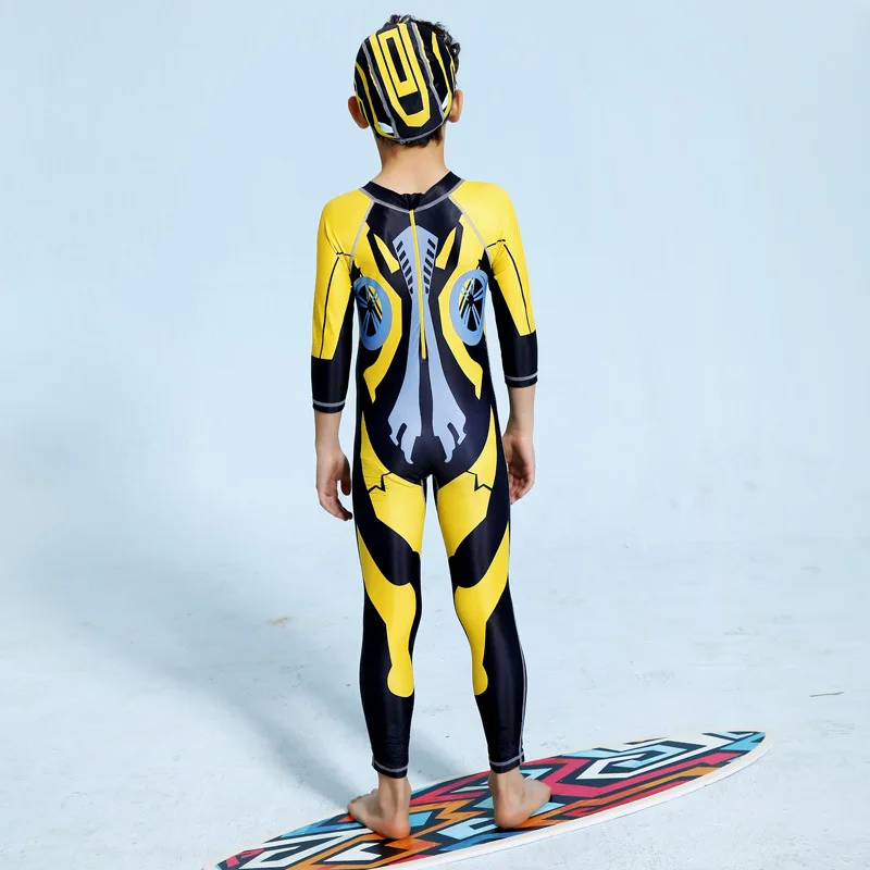 Детский купальный костюм UPF50 + Rashguard с длинными рукавами для серфинга и детский