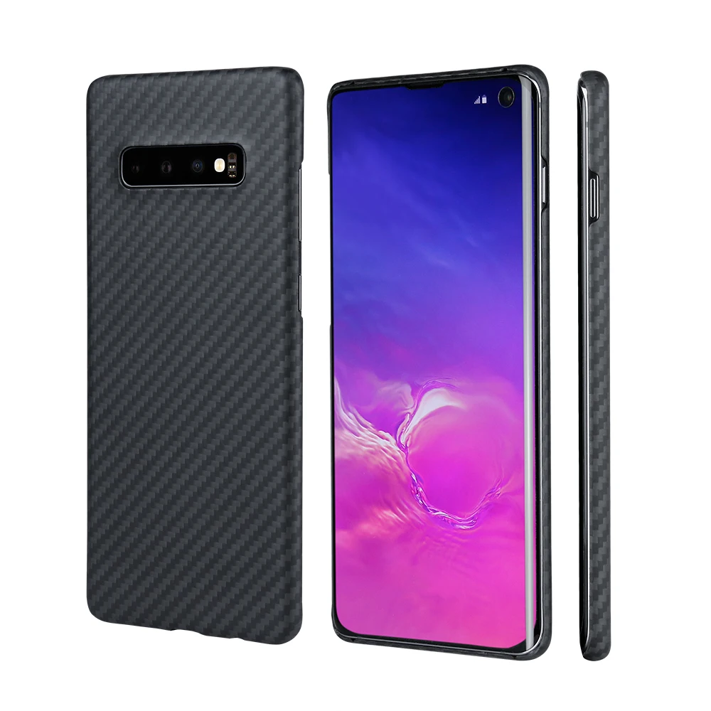 Защитный чехол для Samsung S10 + Plus S10e минималистичный Тонкий из углеродного