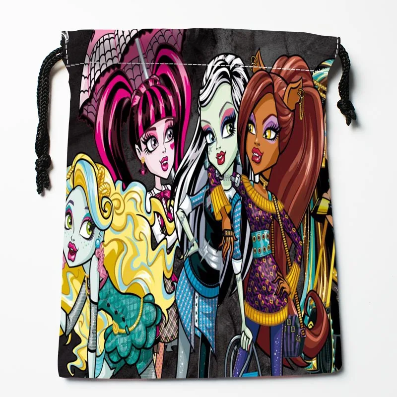 

Best Monster High Drawstring Bags Custom Storage Printed Receive Bag Compression Type Bags Size 18X22cm Storage Bags