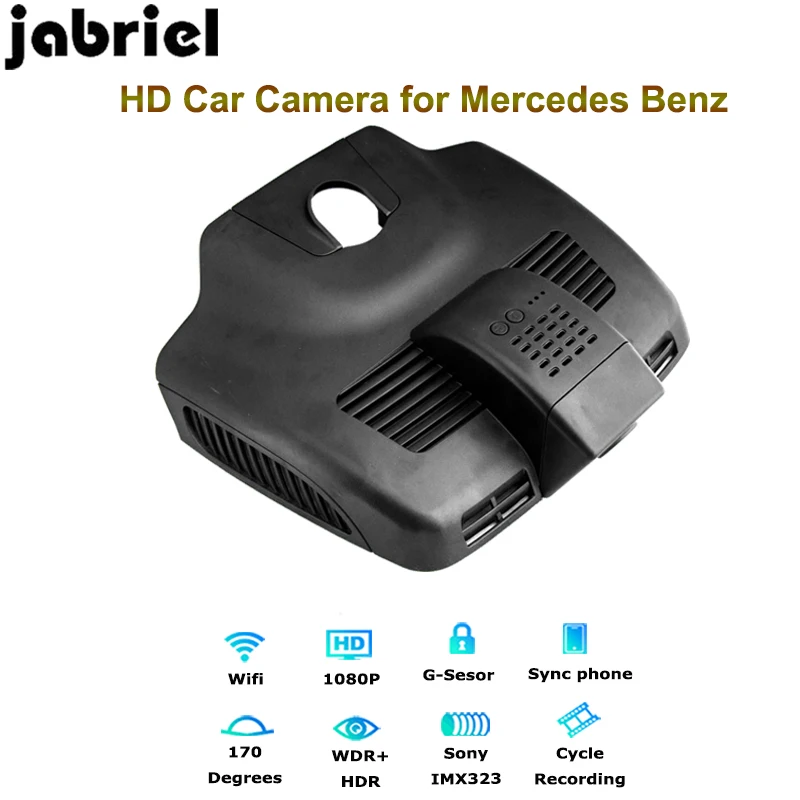 Автомобильный видеорегистратор Jabriel wifi 1080P скрытая камера заднего вида для