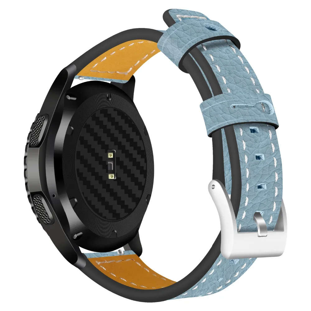 Хохлатая Шестерня S3 frontier ремешок для samsung Galaxy Watch 46 мм S 3 Классический 22 мм кожаный браслет на запястье correa ремешок для часов ремень