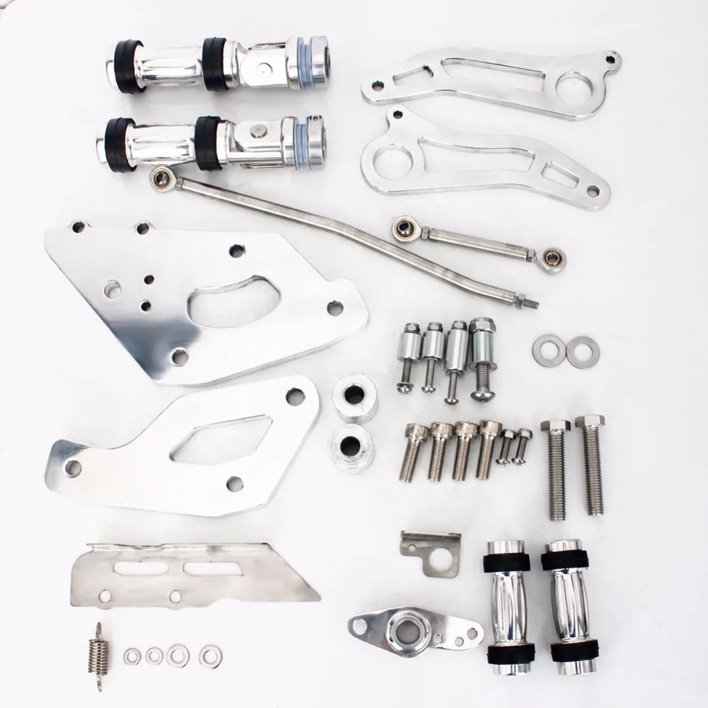 BIKINGBOY для Kawasaki VN 900 Custom Classic VN900 C 06 07 08 09 10 11 12 13 Rearsets с передним управлением задние