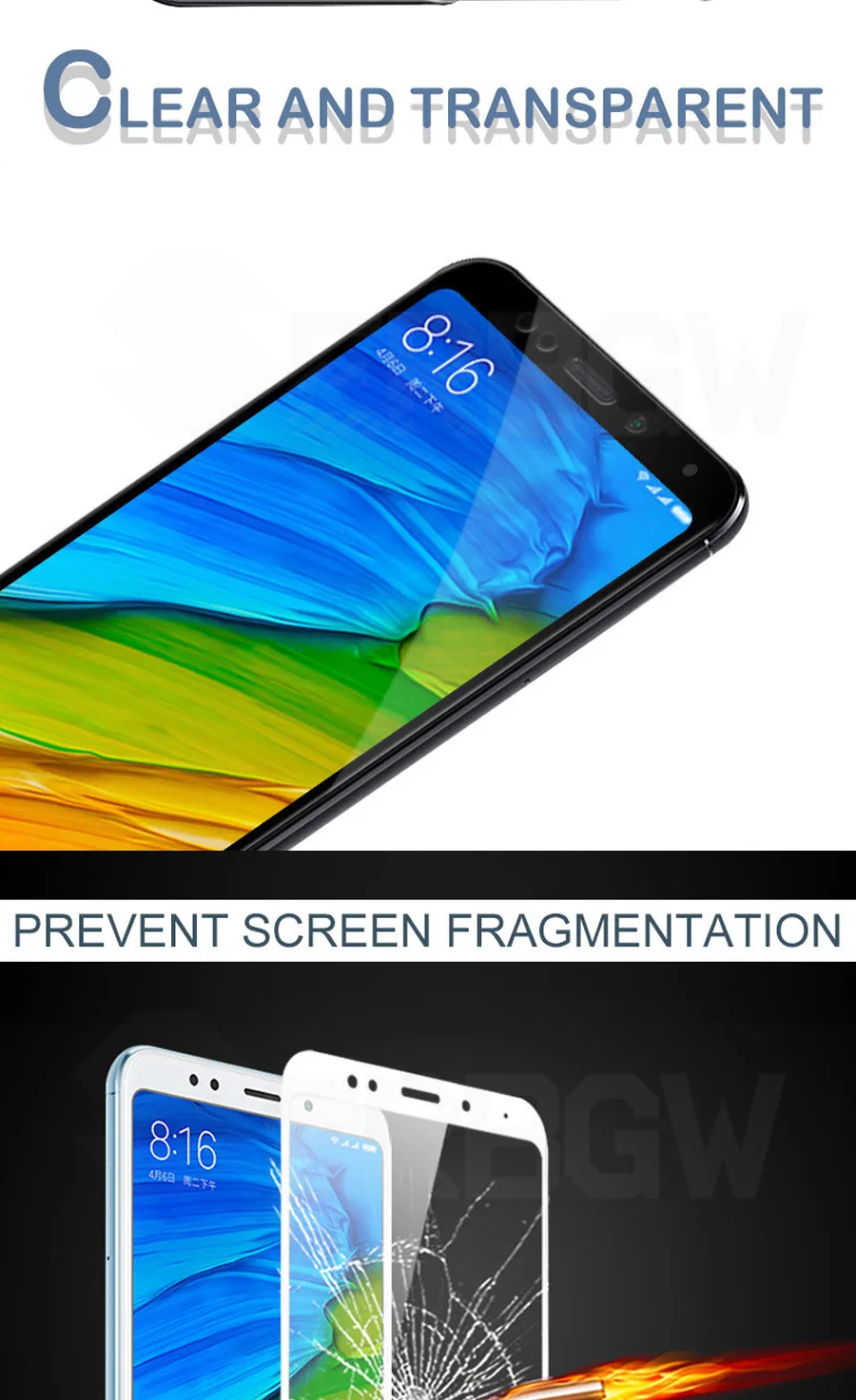 9H закаленное защитное стекло для Xiaomi Redmi 5 5 Plus полное покрытие Защита экрана для Redmi5 Plus Redmi5Plus Защитная стеклянная пленка
