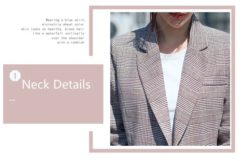 Корейский Осенний Зимний Тонкий темперамент длинный повседневный костюм