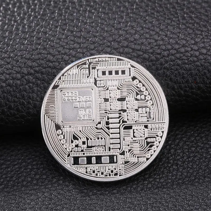 Бронзовые биткоины Casascius Bit монета BTC металлический подарок 1 унция Биткоин 24 К. 999 коллекция искусства покрытая BTC домашний Декор Ремесло