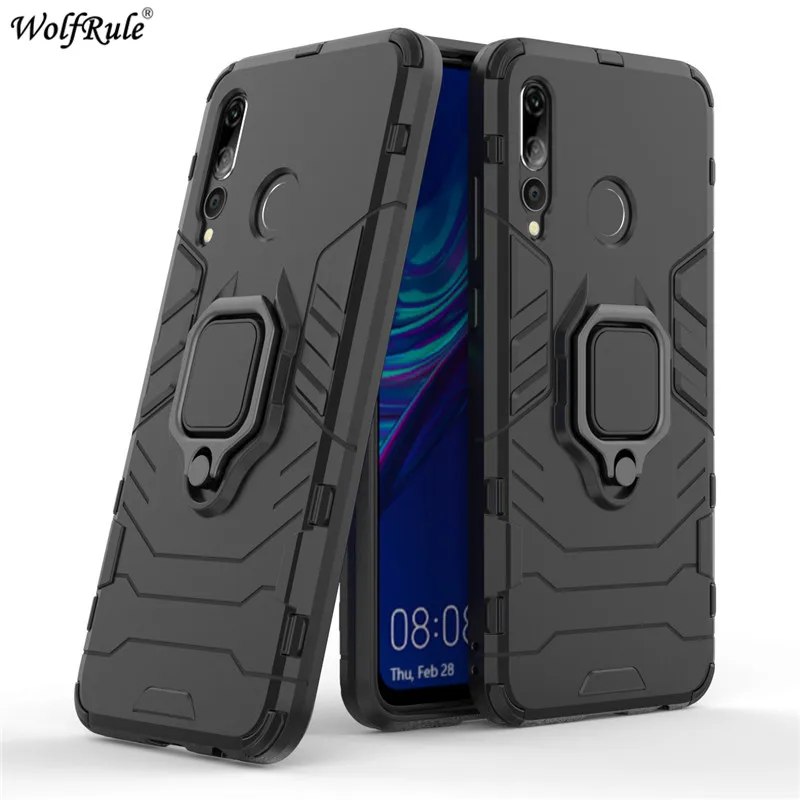 

Cover Huawei P Smart Plus 2019 Case Ring Holder Armor Bumper Phone Case For Huawei P Smart Plus 2019 Cover Enjoy 9S 6.21''