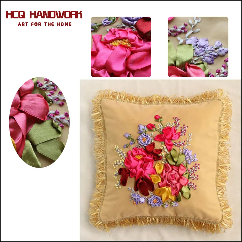 Набор для вышивки 3D в виде Розы|diy embroidery|stitch 3dstitch pillow |