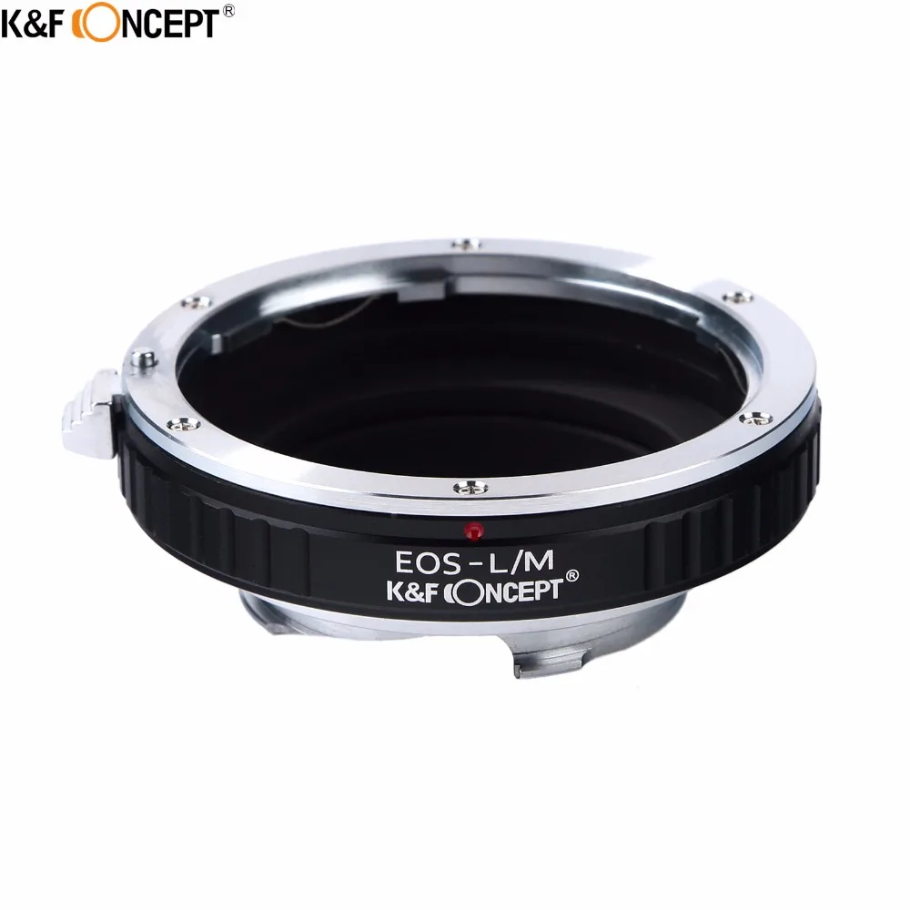 Купи K & F CONCEPT для объектива камеры EOS-L/M, переходное кольцо для Canon EOS EF Mount Lens To Leica M LM L/M Lens Camera Body за 1,513 рублей в магазине AliExpress