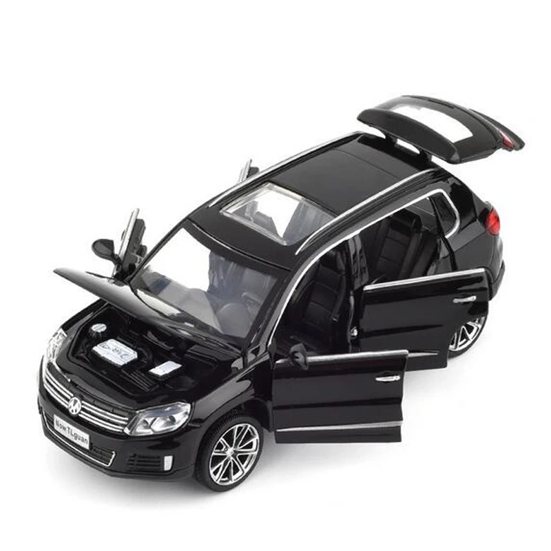 1:32 Tiguan внедорожник игрушечный автомобиль из сплава Игрушечная машина с высокой