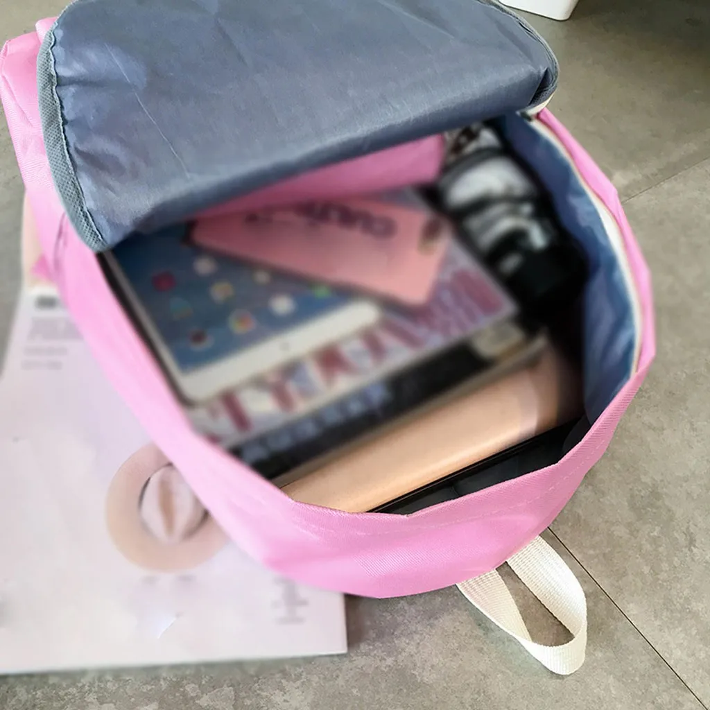 Новое поступление рюкзак из четырех частей женские рюкзаки с принтом