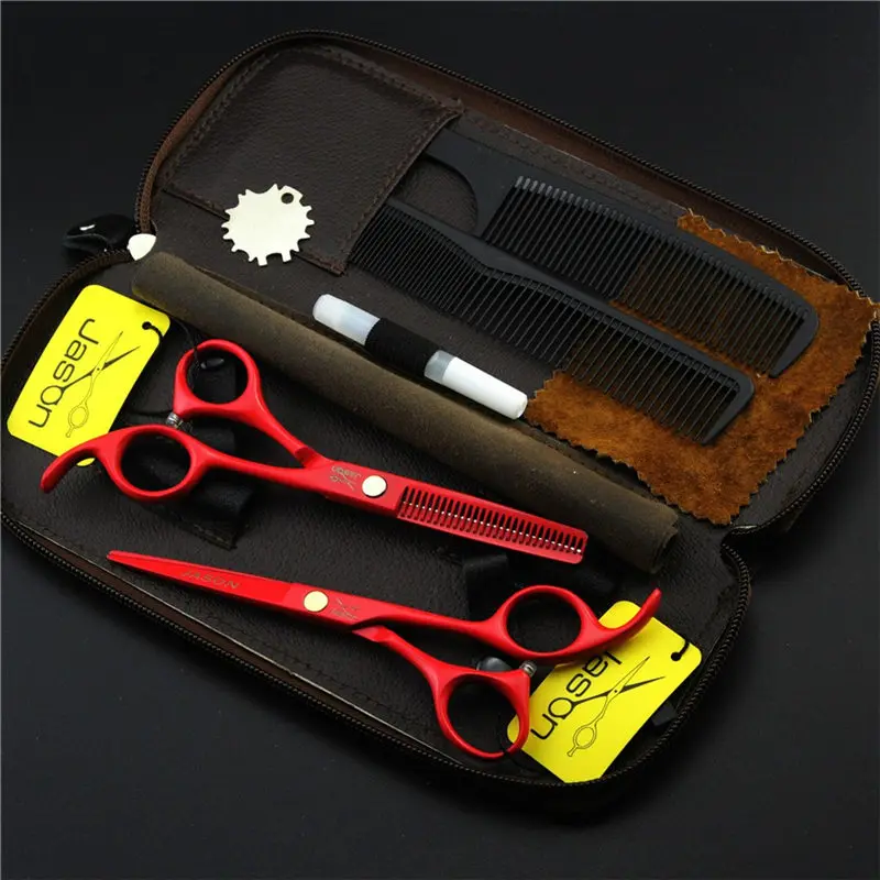 Набор парикмахерских ножниц профессиональные зеленые ножницы для стрижки и