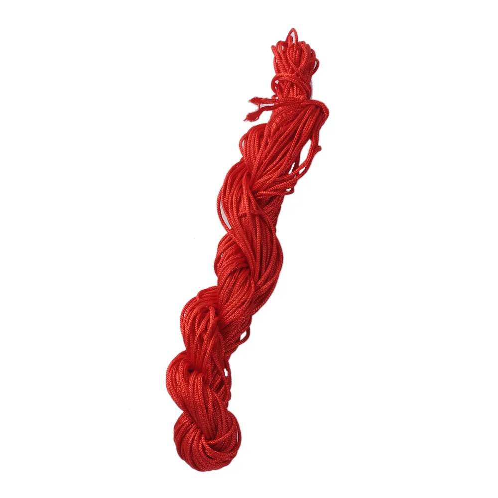 DoreenBeads полиэфирная нить для бижутерии черный красный белый темно-кофейный цвет 1