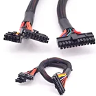Плоский кабель питания для материнской платы ATX 20 + 4 Pin, 18 + 10Pin до 24 Pin, для модульного блока питания Corsair AX серии AX860 AX760