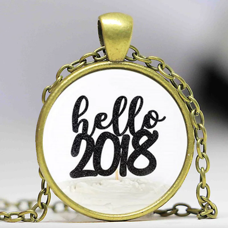 Hello Cake Topper с принтом новогодние вечерние украшения ожерелье | Украшения и