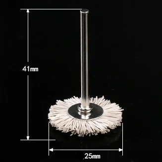 1 Pcs T (Small) 1 шт. 3 мм хвостовик нейлоновые абразивные щетки диск Аксессуары Dupont полировка колеса резьба, Вращающийся набор инструментов для гравировки мини-полировка - Цвет: 1 Pcs T (Small)