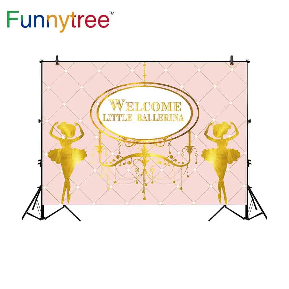 Фоны для фотосъемки Funnytree розовый ромб роскошный Добро пожаловать маленькая
