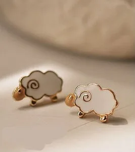 2016 модные милые Сова слон серьги Овальные резные полые черные ювелирные изделия