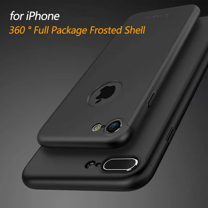 ipaky For iPhone XS MAX Case 360 Full Protective Hard PC Tempered Flim cover X XR 8 7 6 6s 10 s plus coque cases | Мобильные