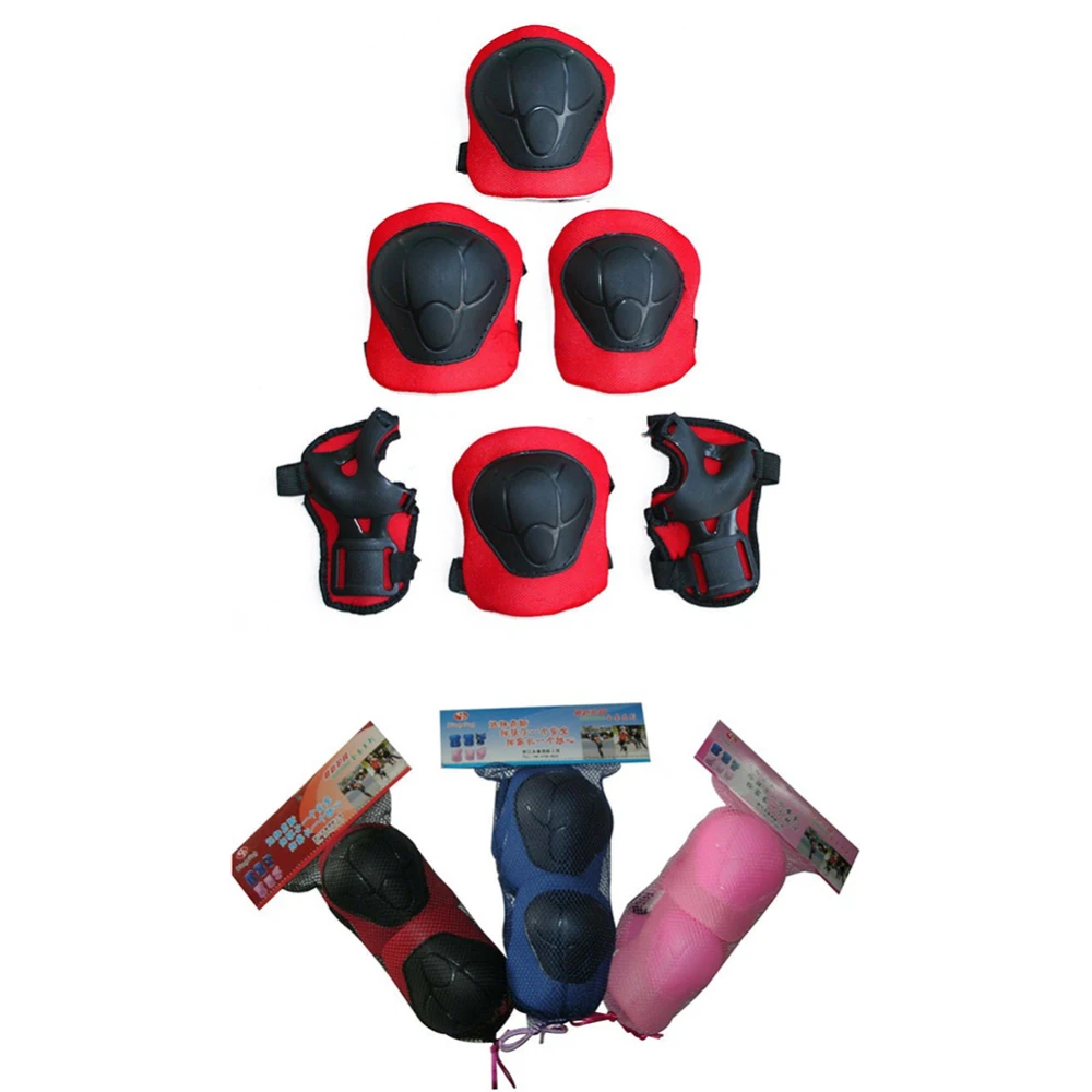 

7 Pcs Kid Child Roller Skating Bike Helmet Knee Wrist Guard Elbow Pad Set for Bicycle Helmet Protection Safety Guard Cycling Pad