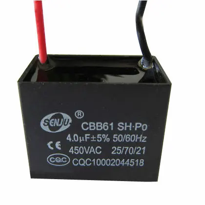 CBB61 конденсатор 450v4uF вентилятор начинает 450 В | Электронные компоненты и
