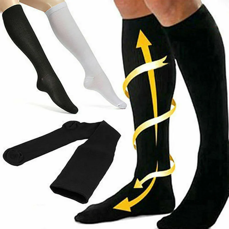 

USA Copper Infused Compression Stockings Graduated Leg Support Men and Women's
