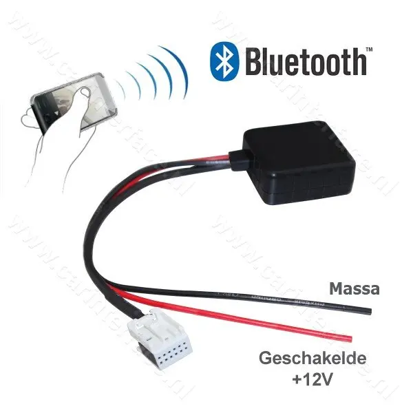 BLUETOOTH для AUX Интерфейс/аудио адаптер для LEMON и PEUGEOT автомагнитолы(12 PIN) Blaupunkt/VDO/Bosch RD4