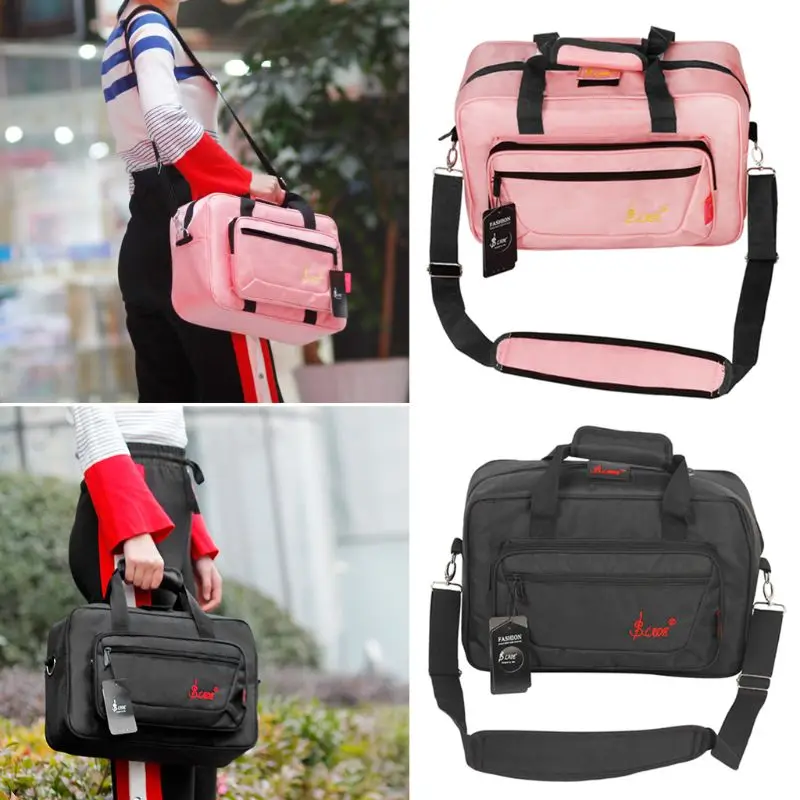 

Homeland Portable Oboe Carrying Backpack Case Soft Clarinet Bag Sponge Padding with Shoulder Strap