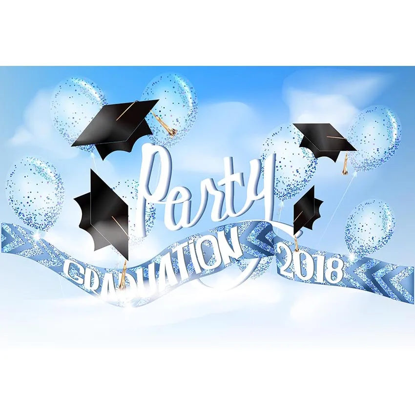 

Vinyl Photography Backdground Graduation Season Celebration School Bachelor Cap Children Backdrops Studio Banner G-537