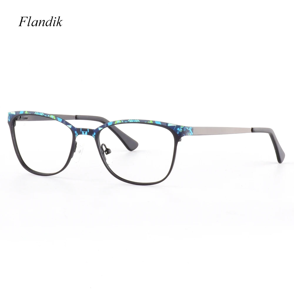 

Metal Optical Glasses Frame Women Stainless Steel Prescription Myopia Presbyopia Spectacles Ultralight Vintage Female Eyewear