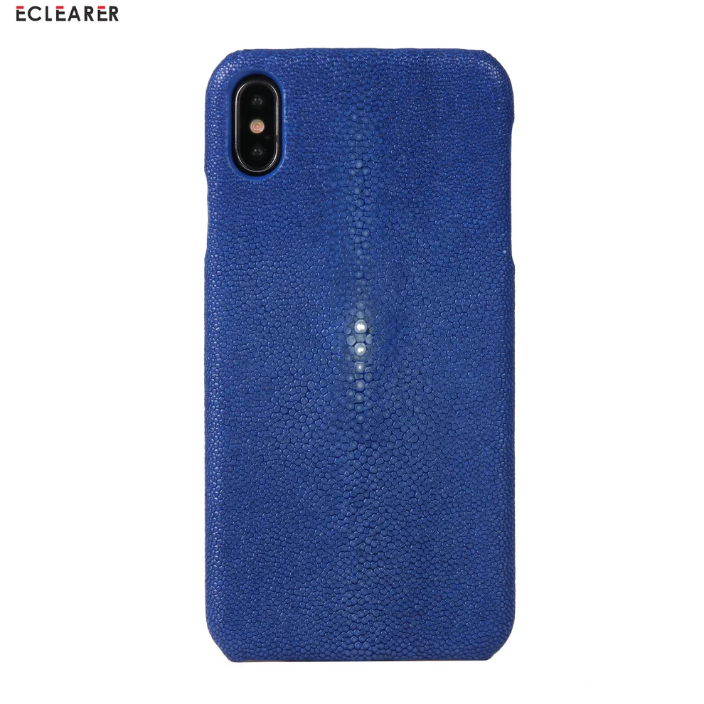 Модный кожаный чехол с натуральным жемчугом и рыбьей кожей для iPhone XS MAX/XR, задняя крышка, Роскошный кожаный чехол для iPhone XR XS MAX