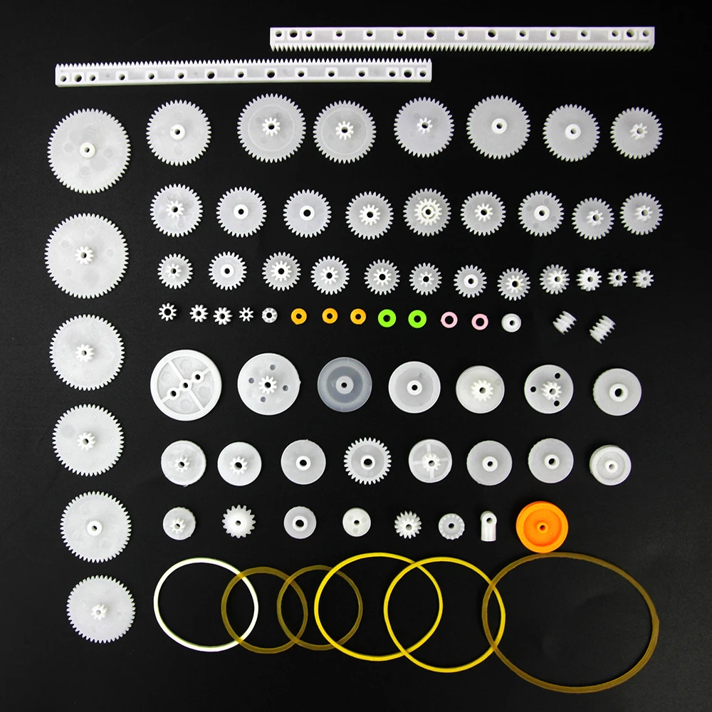 Пластиковая зубчатая передача 75 шт./лот|teeth kit|teeth plasticdiy kit |