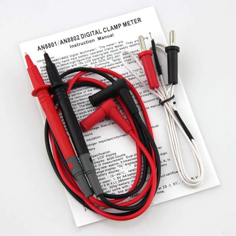 

ANENG AN8802 True RMS Digital Clamp Multimeter AC/DC Auto Range 6000 Counts