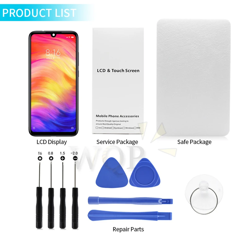 Оригинальный новый для Xiaomi redmi note 7 ЖК-дисплей с сенсорным экраном дигитайзер