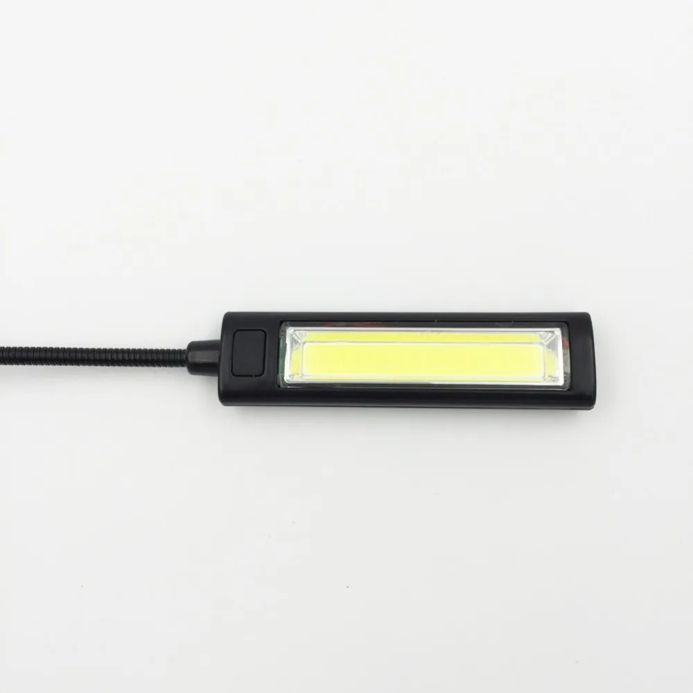 Мини COB LED Клип на регулируемый светильник для чтения книг лампа супер яркая Kindle PVC