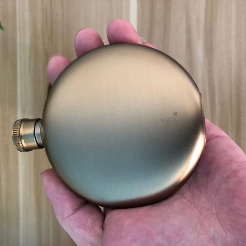 3oz/5 унций из нержавеющей стали с медным покрытием мини плоская фляжка модное