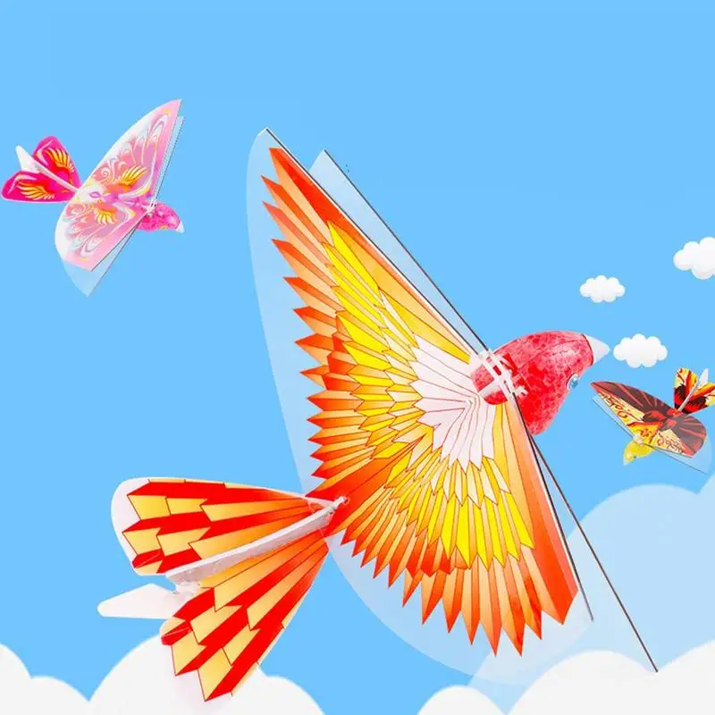 Flying RC Bird Toy 2.4 GHz Remote Control E-Bird Flying Birds Electronic Mini RC Drone Toys Helicopter Kids Toy Gift