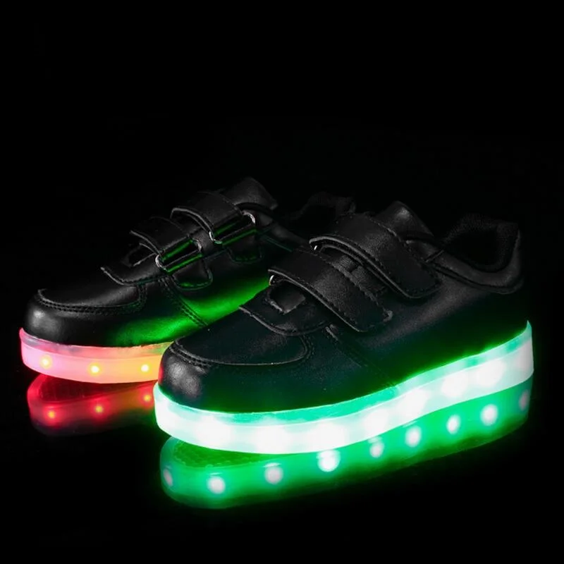 2017 Горячая Распродажа Детские светодио дный кроссовки светодиодные