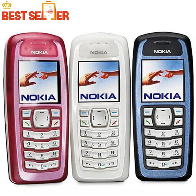 Оригинальный разблокированный телефон Nokia 3100 GSM бар 850 мАч дешевые и старые