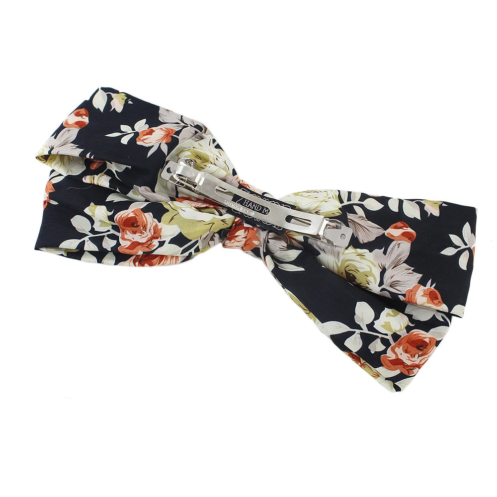 Boho Стиль Украшения для волос Красочные Хлопок Цветочный Узор Бантом Форма