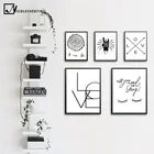 NICOLESHENTING Nordic искусство SMILE, LOVE Цитата Арт холст плакат минималистский печати мотивационные настенные картины украшения дома номер