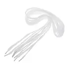 Шнурки хлопковые нейлоновые белые, 120 см, 2 пары