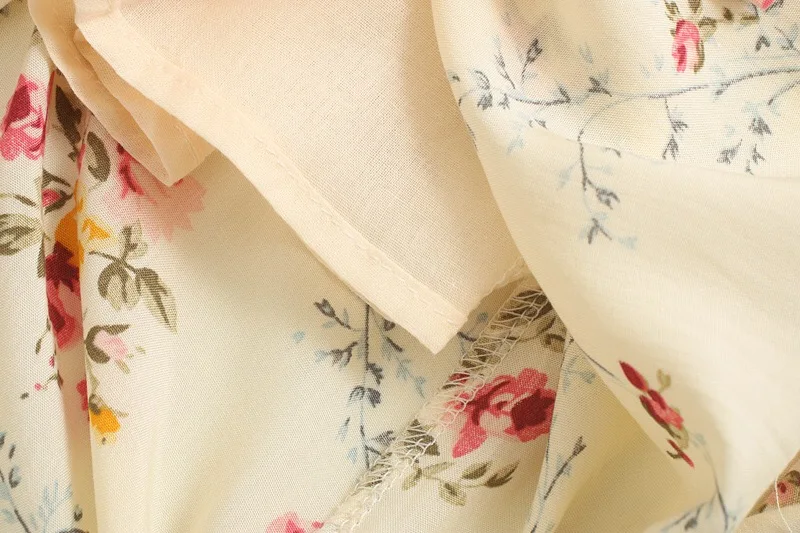 Новинка 2019 праздничное платье с v образным вырезом и цветочным принтом женские