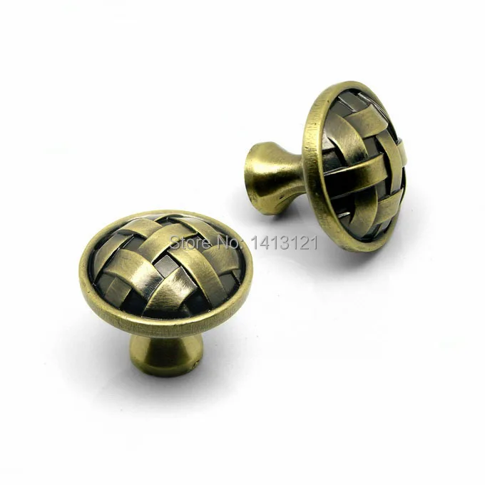 Бесплатная доставка мебельные ручки Античная Европейский округлое Цинковое