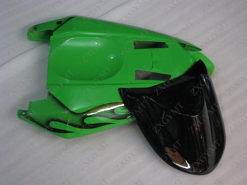 Bodywork Ninja ZX 10r 2004 - 2005 Green Black Flame Fairing Kits ZX-10r 05 | Автомобили и мотоциклы
