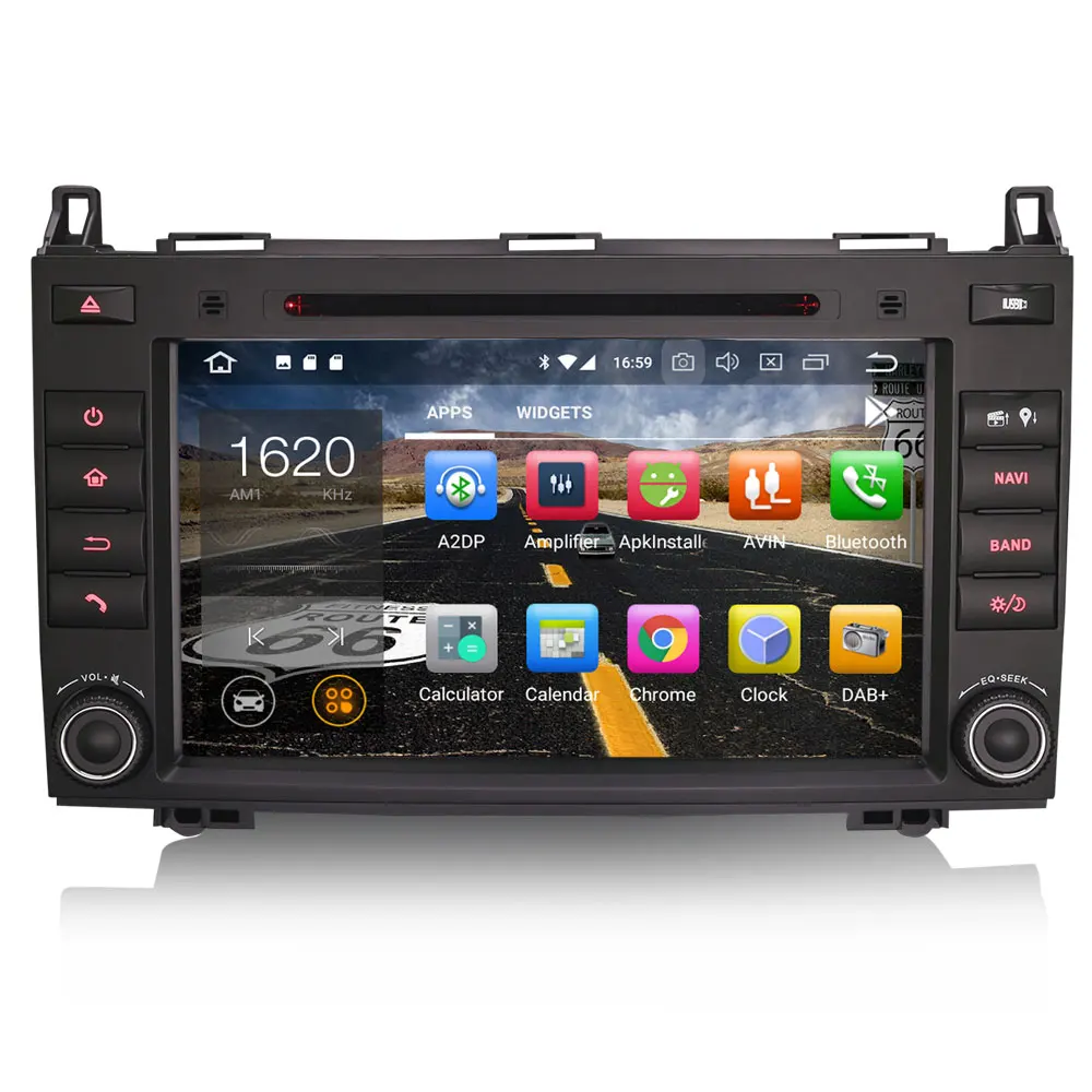 Erisin ES7821B 7 &quotAndroid 8 0 Octa core 4G RAM автомобильный DVD GPS радио DVR DAB + для Benz Sprinter Viano Vito W169